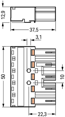 770-215 WAGO Gerätesteckverbinder Bild 2