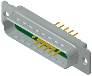 D-Sub Stecker, 16-polig, 13W3, teilbestückt, gerade, Einlötstift, 3013W3PAR99A10X