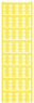 Polyamid Kabelmarkierer, beschriftbar, (B x H) 23 x 14 mm, max. Bündel-Ø 40 mm, gelb, 1852410000