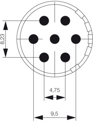 1224080000 Weidmüller Sensor-Aktor Rundsteckverbinder