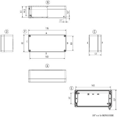 1939610000 Weidmüller General Purpose Enclosures Image 2