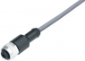 Sensor-Aktor Kabel, M12-Kabeldose, gerade auf offenes Ende, 5-polig, 5 m, PVC, grau, 4 A, 79 3440 15 05