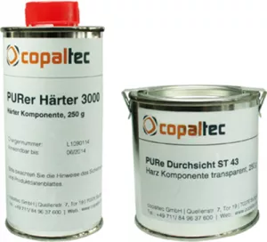 PURE DURCHSICHT ST 43 TRANSPARENT copaltec Dichtmassen, Vergussmassen