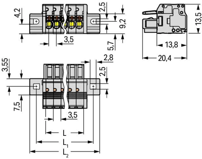 2734-107/031-000 WAGO Steckverbindersysteme Bild 2