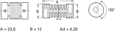 SED 1438A/6,35 TWK-ELEKTRONIK Equipment for Knobs Image 2