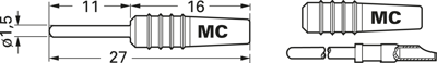 22.5101 Stäubli Electrical Connectors Steckerstifte für Leiterplatten Bild 2