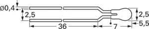 B57871S0103F001 TDK (EPCOS) NTC Thermistors