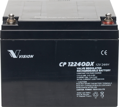 CP1224D VISION Bleiakkus, Lithium-Ionen-Akkus