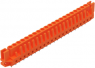 Buchsenleiste, 21-polig, RM 5.08 mm, gerade, orange, 232-181/047-000