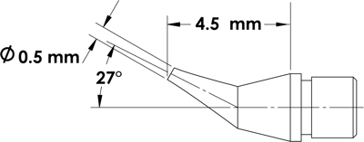 MFTC-7HF5006 METCAL Lötspitzen, Entlötspitzen und Heißluftdüsen Bild 1