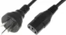 RA/3-H05VVF3G100-C13/2,50M SW9005 FELLER Power Cords