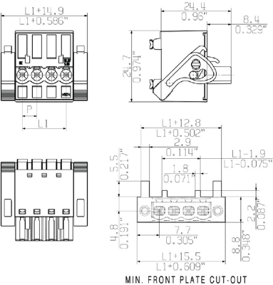 1001040000 Weidmüller Steckverbindersysteme Bild 3