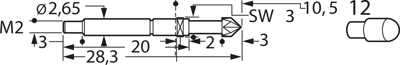 F73312B300G150 Feinmetall Prüfstifte Bild 3