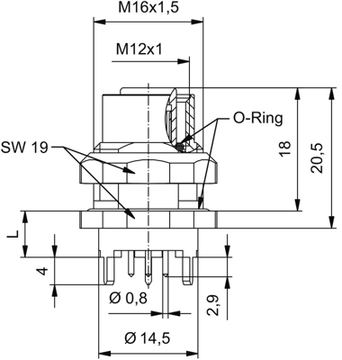 2421880000 Weidmüller Sensor-Aktor Rundsteckverbinder Bild 2