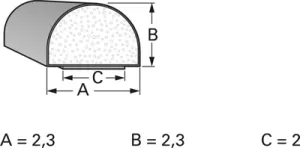 DHR2,3X2,3NI-N2V0-1,0M MTC Gehäusezubehör