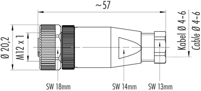 99 0530 12 04 binder Sensor-Aktor Rundsteckverbinder Bild 2