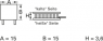 Peltier-Element, einstufig, TB-31-1,0-1,3, Peltierelemente, 15 mm