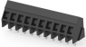Leiterplattenklemme, 10-polig, RM 5.08 mm, 0,05-3 mm², 17.5 A, Käfigklemme, schwarz, 1-1546074-0