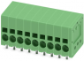 Leiterplattenklemme, 9-polig, RM 3.5 mm, 0,2-1,5 mm², 17.5 A, Federklemmanschluss, grün, 1990805