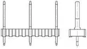 966835-3 AMP PCB Connection Systems