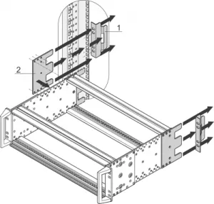 24568-198 SCHROFF Gehäusezubehör