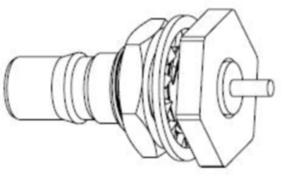 930-175J-51S Amphenol RF Koaxialsteckverbinder Bild 3