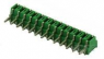 Buchsenleiste, 11-polig, RM 2.5 mm, abgewinkelt, grün, 1-5161800-1