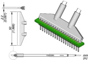 C420283 JBC Lötspitzen, Entlötspitzen und Heißluftdüsen