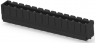 Leiterplattenklemme, 13-polig, RM 5.08 mm, 15 A, Stift, schwarz, 1-2342084-3