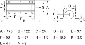 RB150 5% 10R ATE ELECTRONICS Bedrahtete Widerstände