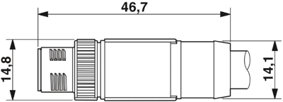 1430721 Phoenix Contact Sensor-Aktor Kabel Bild 2