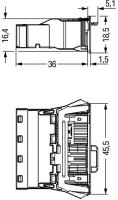 770-2334/007-000 WAGO Device Connectors Image 2