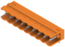 Stiftleiste, 9-polig, RM 5 mm, abgewinkelt, orange, 1571200000