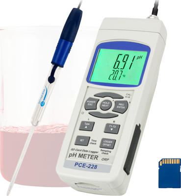 PCE-228LIQ PCE Instruments Conductivity, PH-Meter, Refractometer Image 1