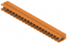 Stiftleiste, 20-polig, RM 5 mm, abgewinkelt, orange, 1571300000