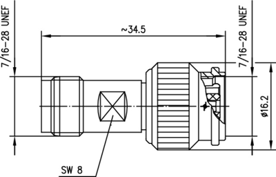 100023838 Telegärtner Koaxial Adapter Bild 2