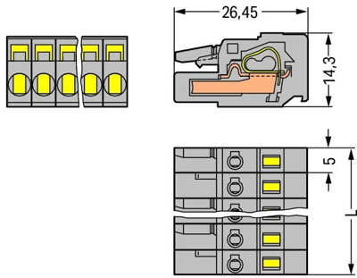 231-108/102-000 WAGO PCB Connection Systems Image 2