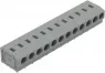 Leiterplattenklemme, 2,5 mm², RM 5/5,08 mm, 12-polig, PUSH WIRE®, grau