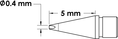 MFTC-6CH5004 METCAL Lötspitzen, Entlötspitzen und Heißluftdüsen Bild 3