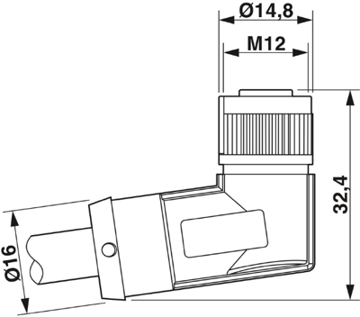 1407321 Phoenix Contact Sensor-Aktor Kabel Bild 2