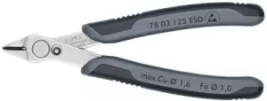 78 03 125 ESD Knipex Side Cutters, Tip Cutters