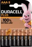 PLUS-AAA K8 Duracell Rundzellen, 9V-Blöcke