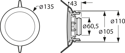 DL 10, 8 OHM VISATON Akustische Signalgeber Bild 2