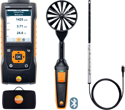 0563 4406 Testo Anemometer, Gas- und Druckmessgeräte Bild 1