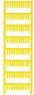Polyamid Kabelmarkierer, beschriftbar, (B x H) 12 x 5.8 mm, max. Bündel-Ø 2.9 mm, gelb, 1318670000