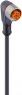 Sensor-Aktor Kabel, M12-Kabeldose, abgewinkelt auf offenes Ende, 5-polig, 15 m, PUR, schwarz, 4 A, 39846