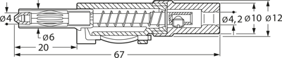 SLS 10 B GE Hirschmann Test & Measurement Laborsteckverbinder Bild 2