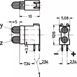 69004-126 SCHROFF Signal Lamps, Indicators, Arrays