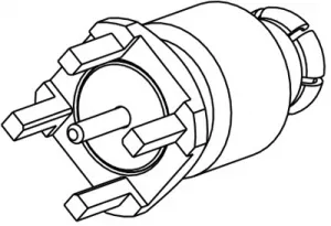 920-132P-71P Amphenol RF Koaxialsteckverbinder