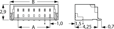 SM04B-SRSS-TB (LF)(SN) JST Steckverbindersysteme Bild 2